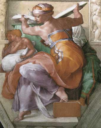 The Libyan Sibyl (1511) by Michelangelo