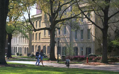 The College Gender Gap. View of the modern day college campus.